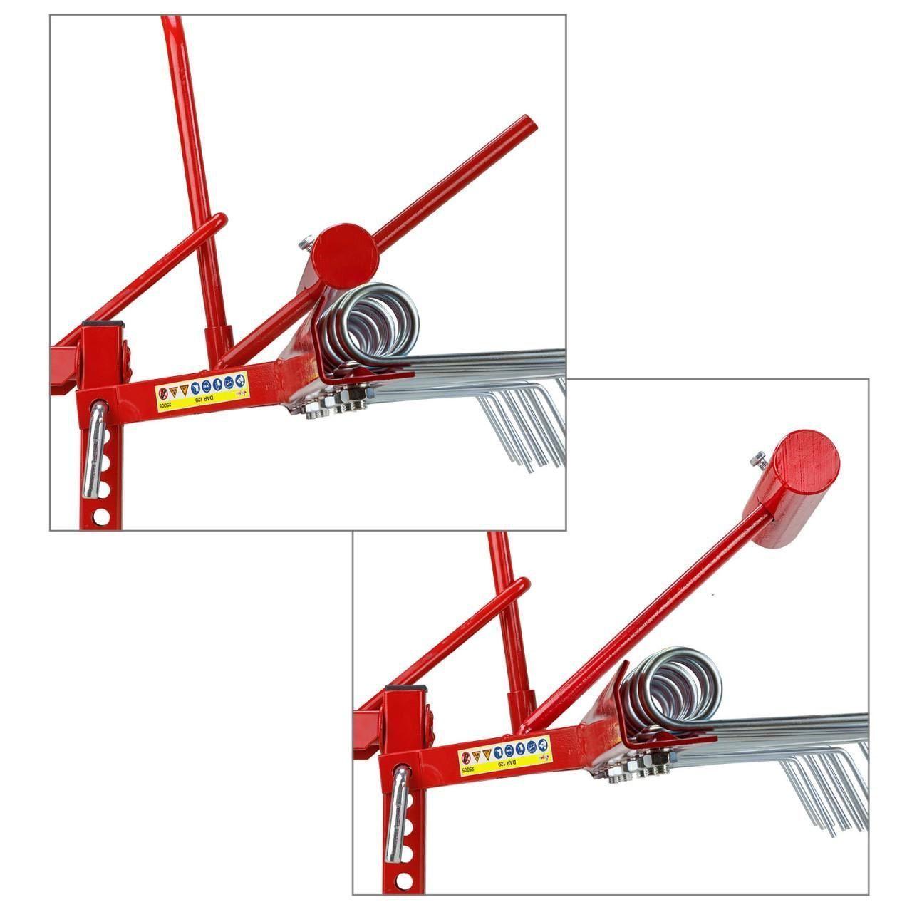 Anbau Rasenstriegel 120cm Bodenstriegel Federzinken
