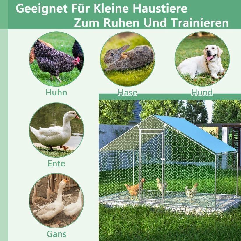 Hühnergehege 3x2m Hühnerstall Voliere