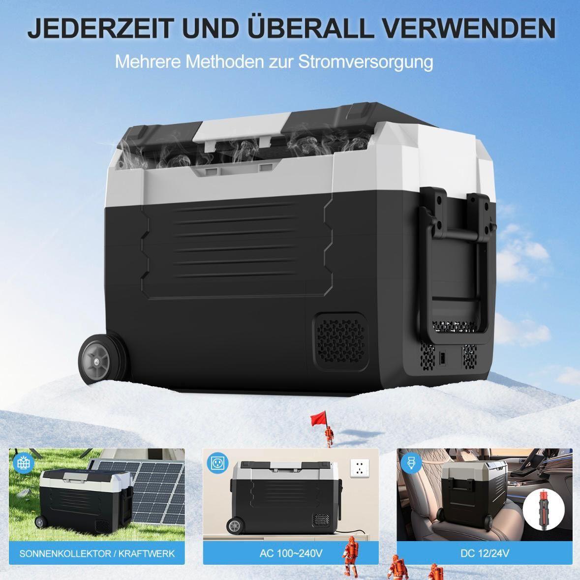 Kompressor-Kühlbox 55L Dual-Zone mit App-Steuerung