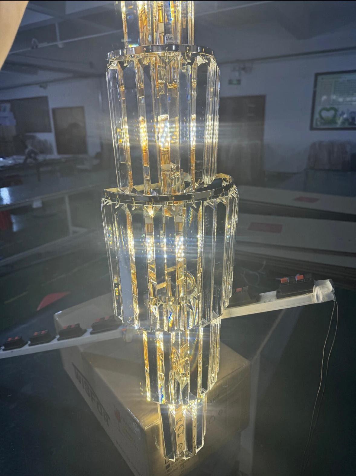 Kristall-Wandleuchte LED dimmbar luxuriöses Design
