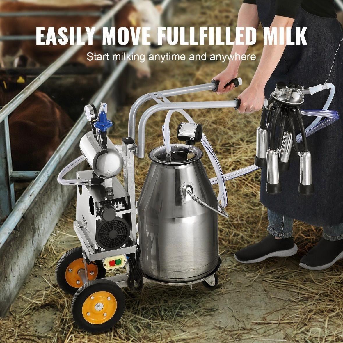Elektrische Melkmaschine 25L Edelstahl