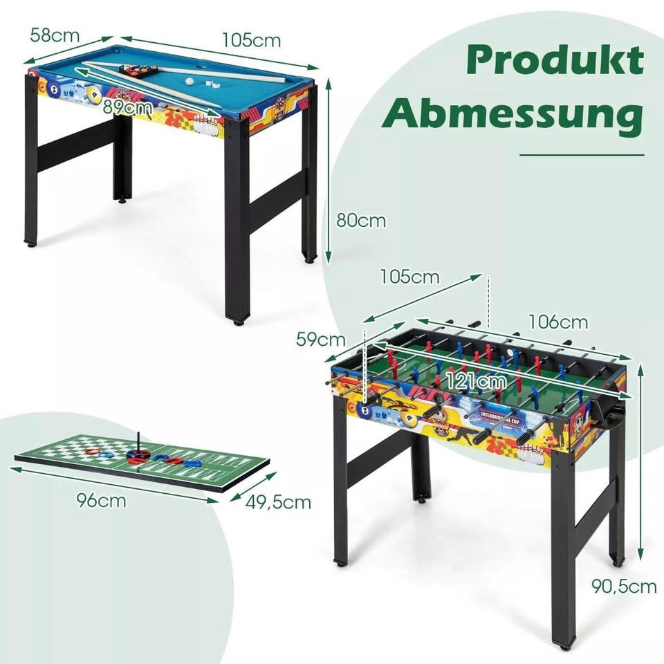 Spieltisch Tischkicker Kickertisch Aktivitätstisch Tischfußball