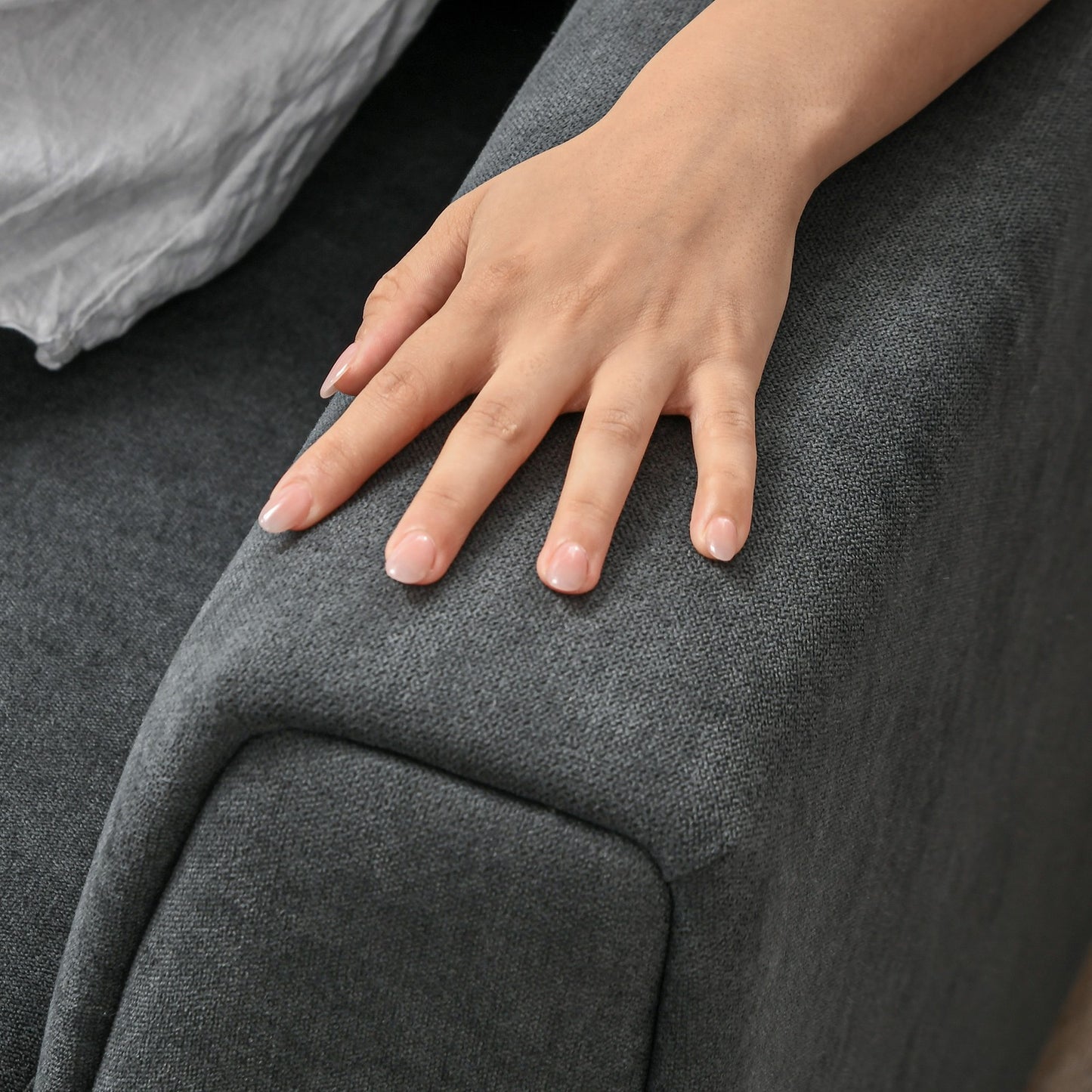 Schlafsofa Ecksofa Bettfunktion 3-Sitzer Couch Chaiselongue