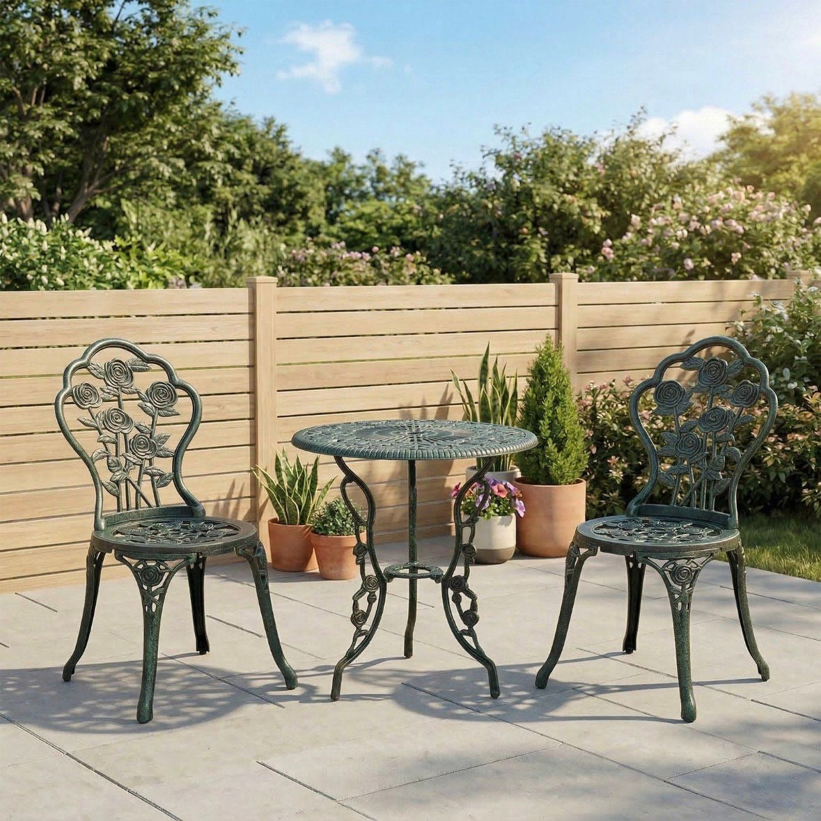 3tlg Bistroset Balkonset Gartenmöbel
Balkonmöbel Gussalu Garten