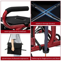 2in1 Seniorenrollator Seniorenrollstuhl Rollstuhl Senioren