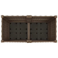 Pflanzkübel Blumenkübel Pflanzcontainer Pflanzgefäße 80x40x38cm