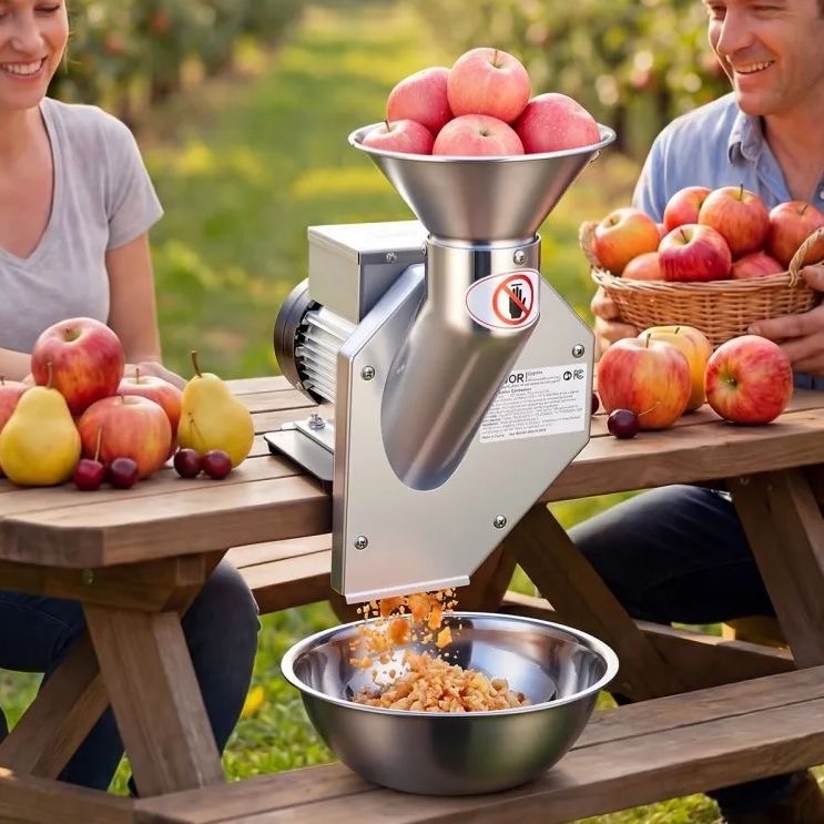 Obstmühle Äpfel 550W Obsthäcksler Obstzerkleinerer Häcksler Mühle