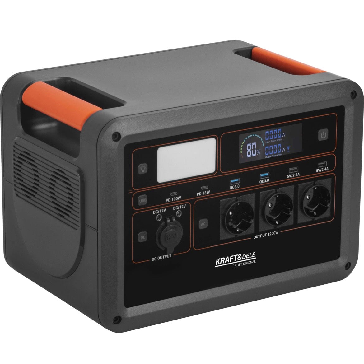 Powerstation 1152Wh 1200W Tragbare Stromversorgung