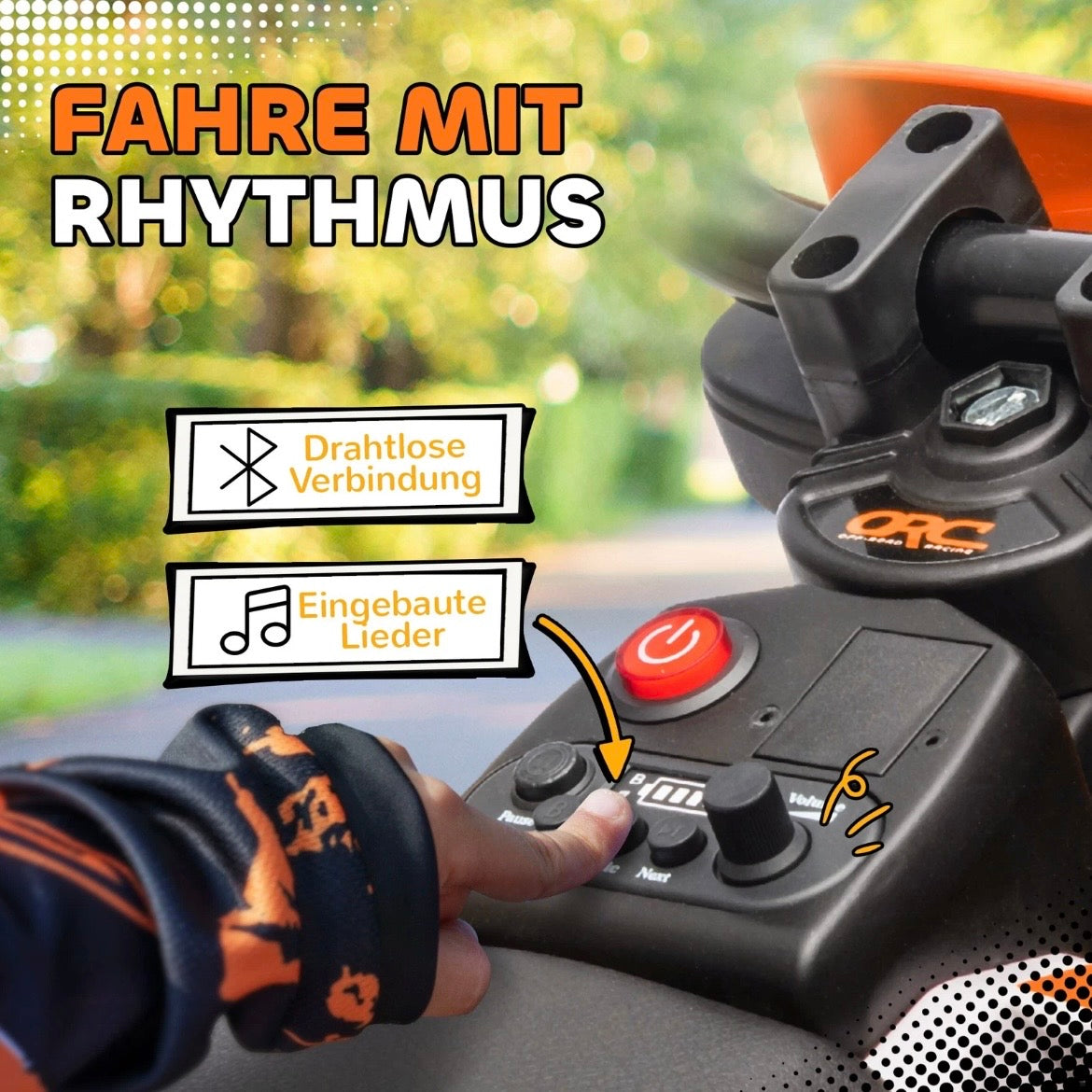 Kinder Elektro Motorrad 12V Kindermotorrad Outdoor Spielgeräte
