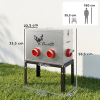 Futterautomat Hühnerfutter Automat Futtermaschine Geflügel Hühner 18kg