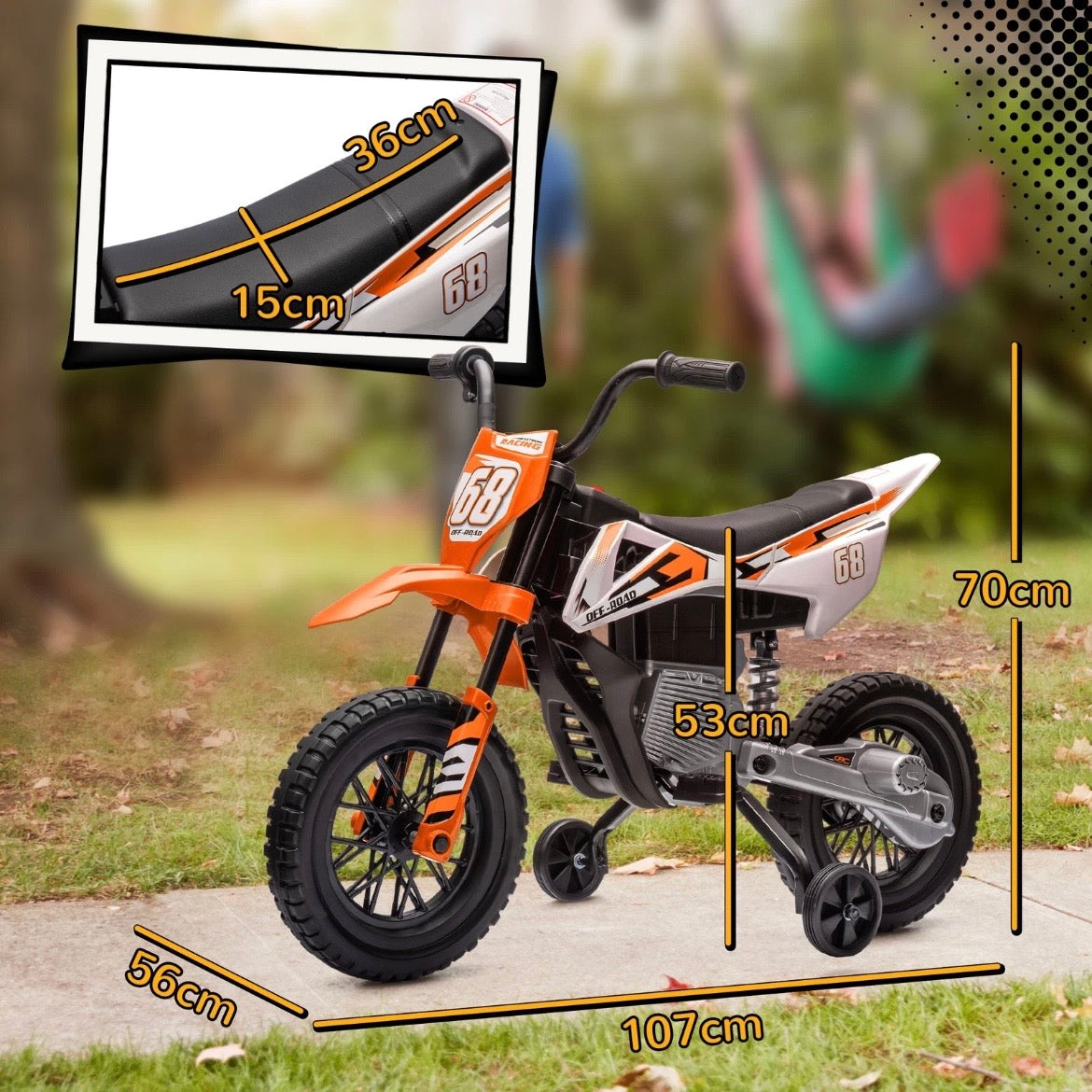 Kinder Elektro Motorrad 12V Kindermotorrad Outdoor Spielgeräte