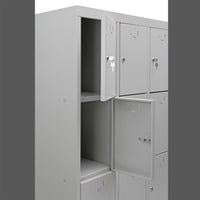 Schließfachschrank 12 Fächer Spind Schrank Schließfach Regal