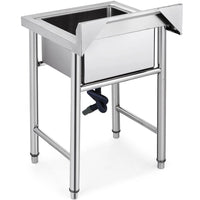 Edelstahlspüle Spülschrank Spülbecken Spültisch Waschbecken
