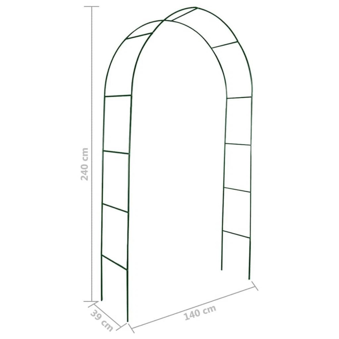 2x Rosenbogen Rankgitter Torbogen Gartenbogen Rankhilfe Spalier