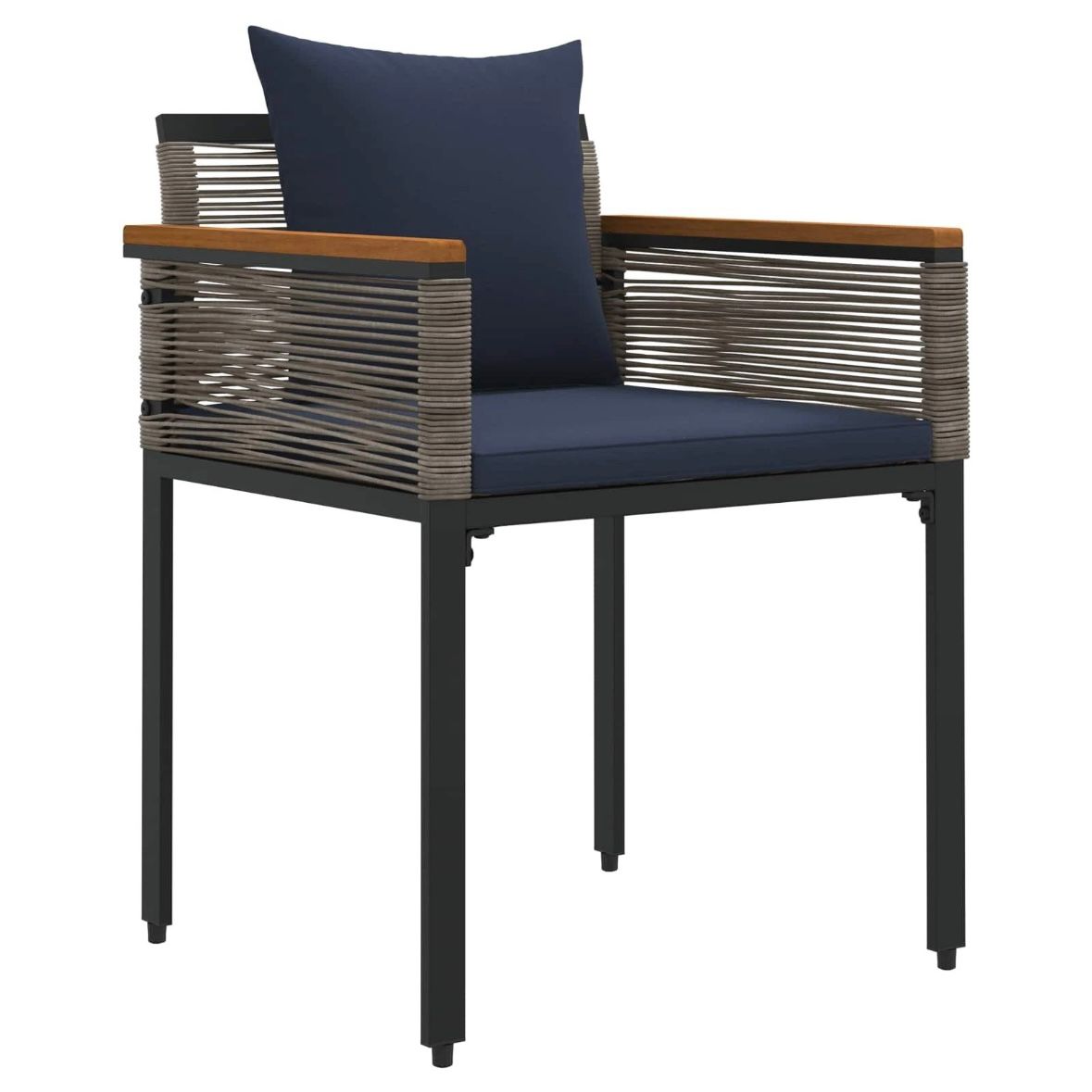 3tlg Gartenmöbel Set Poly Rattan Balkonmöbel Lounge Möbel