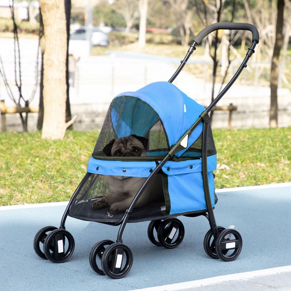 Hundebuggy Klappbar Haustierwagen Buggy