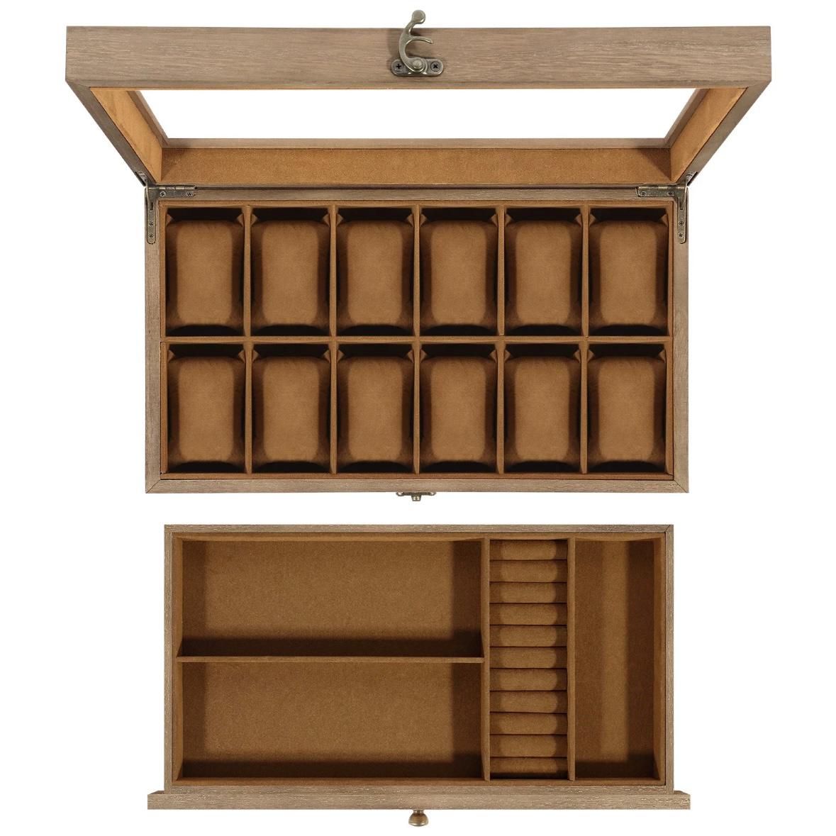 12 Uhren Uhrenbox Uhrenkasten Uhrenkoffer Uhrenschatulle