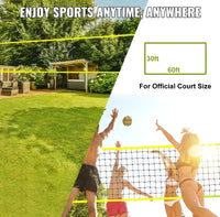 Volleyballset Netz Tragbar Volleyballnetz Outdoor