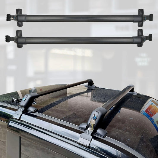 2 x Alu Relingträger Universal Dachträger 150kg Lastenträger
