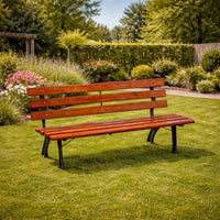 Parkbank Gartenbank Sitzbank Bank Vollholz Garten Holzbank