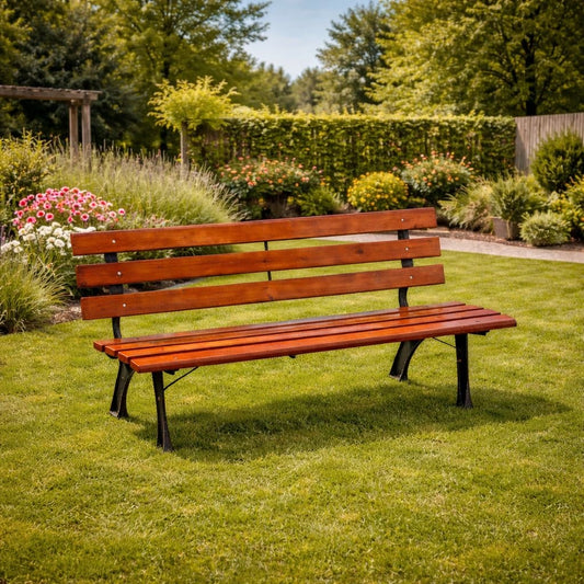 Parkbank Gartenbank Sitzbank Bank Vollholz Garten Holzbank