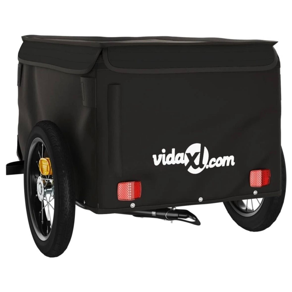 Fahrrad Transportanhänger Schwarz Anhänger Lastenanhänger Cargo Bike