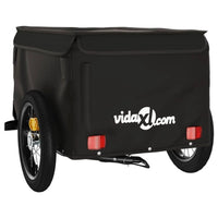 Fahrrad Transportanhänger Schwarz Anhänger Lastenanhänger Cargo Bike
