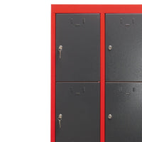 Schließfachschrank 12 Fächer Spind Schrank Schließfach Regal