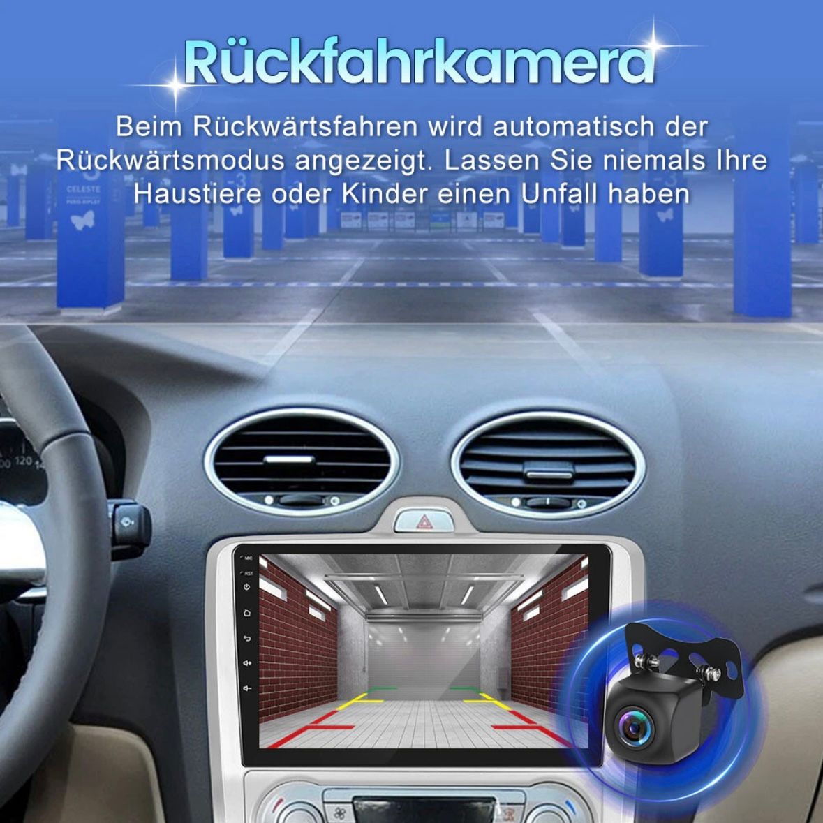 Autoradio für Ford Focus MK2 MK II 2004-2011 Android 15 Apple Carplay