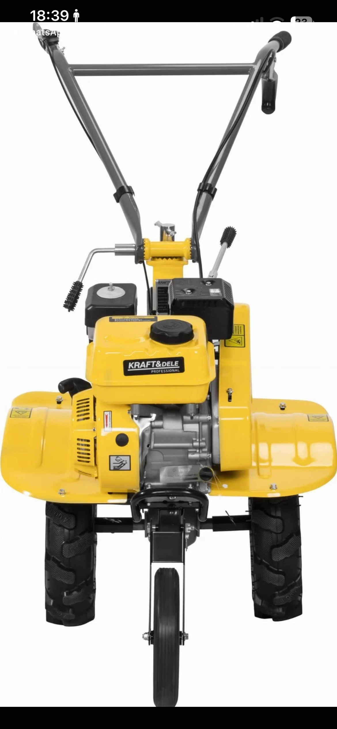 Benzin Motorhacke Gartenfräse Kultivator Pflug Häufler