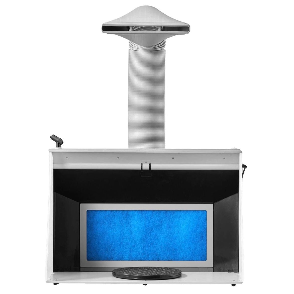 Airbrush Lackierkabine Sprühfarbenkabine mit Doppellüftern 3 LED