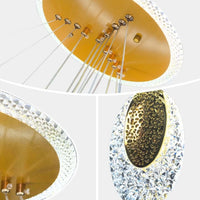 LED Kronleuchter Deckenlampe Hängelampe Ring Pendelleuchte Einstellbar