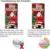 Weihnachtsbanner 90x180cm Frohe Weihnachten Partydeko Fotohintergrund