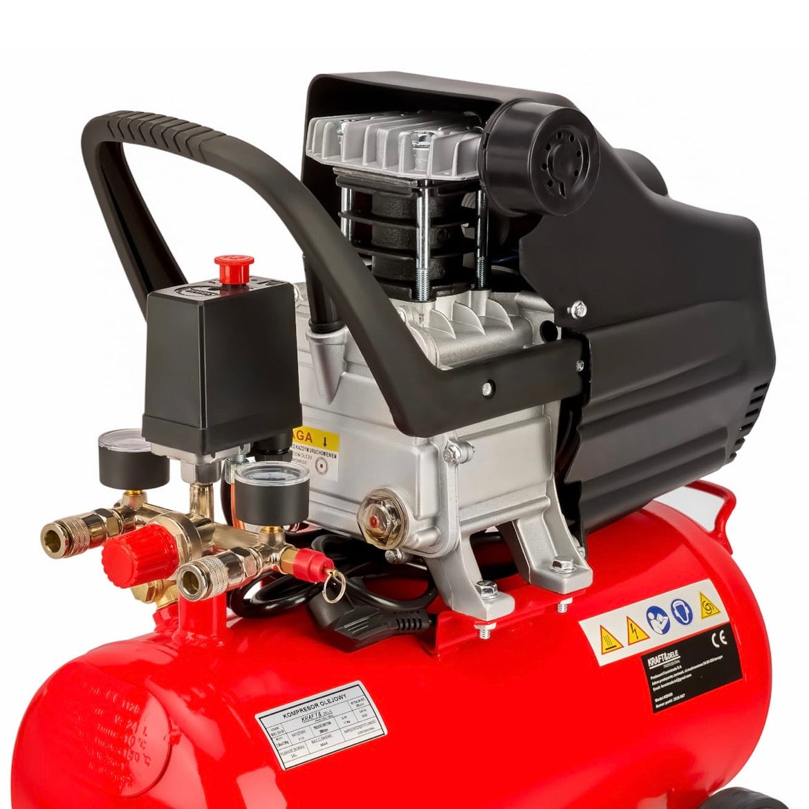 Kompressor 24L 2,8 kW 8 bar Druckluftgerät Drucklufttechnik