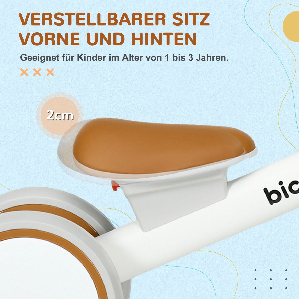 Kinder Laufrad Lauffahrrad Fahrrad 
Outdoor Spielgerät