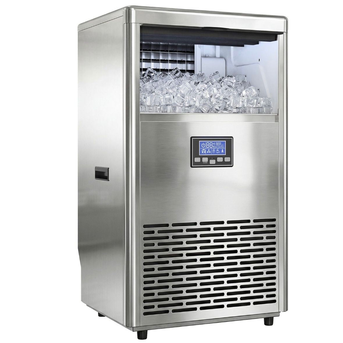 Kommerzielle Eiswürfelmaschine 45kg/24h Eismaschine 13kg Eis