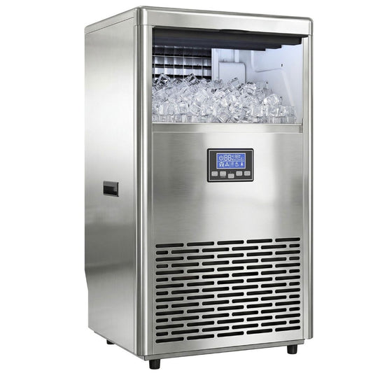 Kommerzielle Eiswürfelmaschine 45kg/24h Eismaschine 13kg Eis