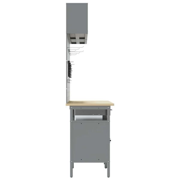 8tlg Werkbank Werkzeugschrank Werktisch Werkschrank