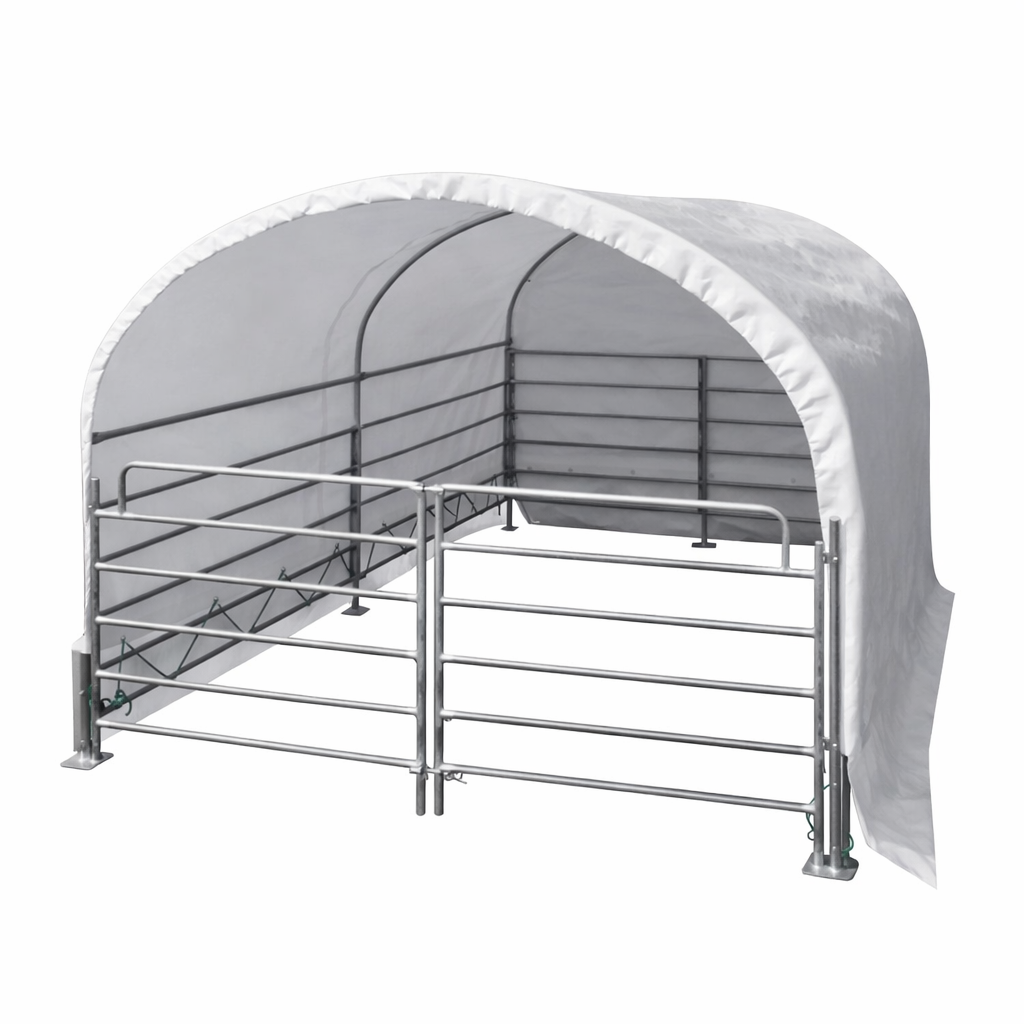 Mobiler Tierunterstand 2×3m Weidezelt Stall