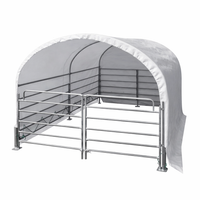 Mobiler Tierunterstand 2×3m Weidezelt Stall