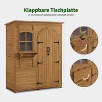 Gartenschrank Geräteschuppen 73×144×185cm Gartenschuppen Schuppen