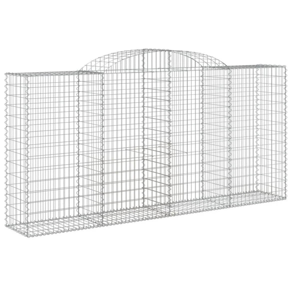 Gabionenkorb Hochbogen Steinkorb Gabione Zaun 300x50x140cm