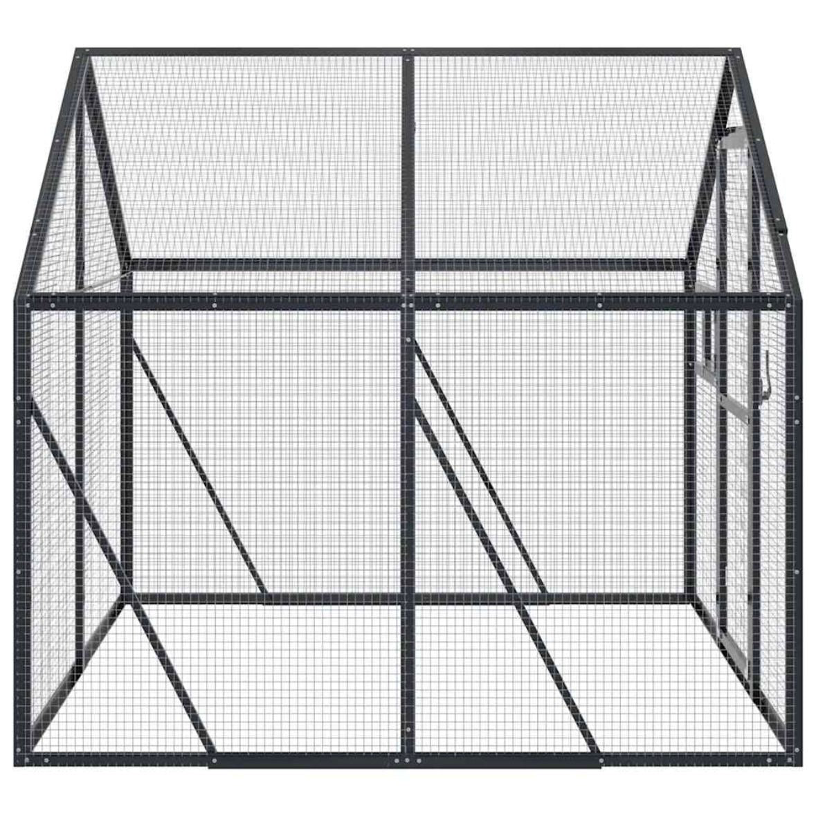 Voliere Vogelkäfig Aluminium