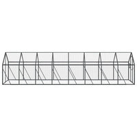 Alu Voliere Vogelkäfig Vogelvoliere Freilaufgehege Vogelhaus 179×800×185cm