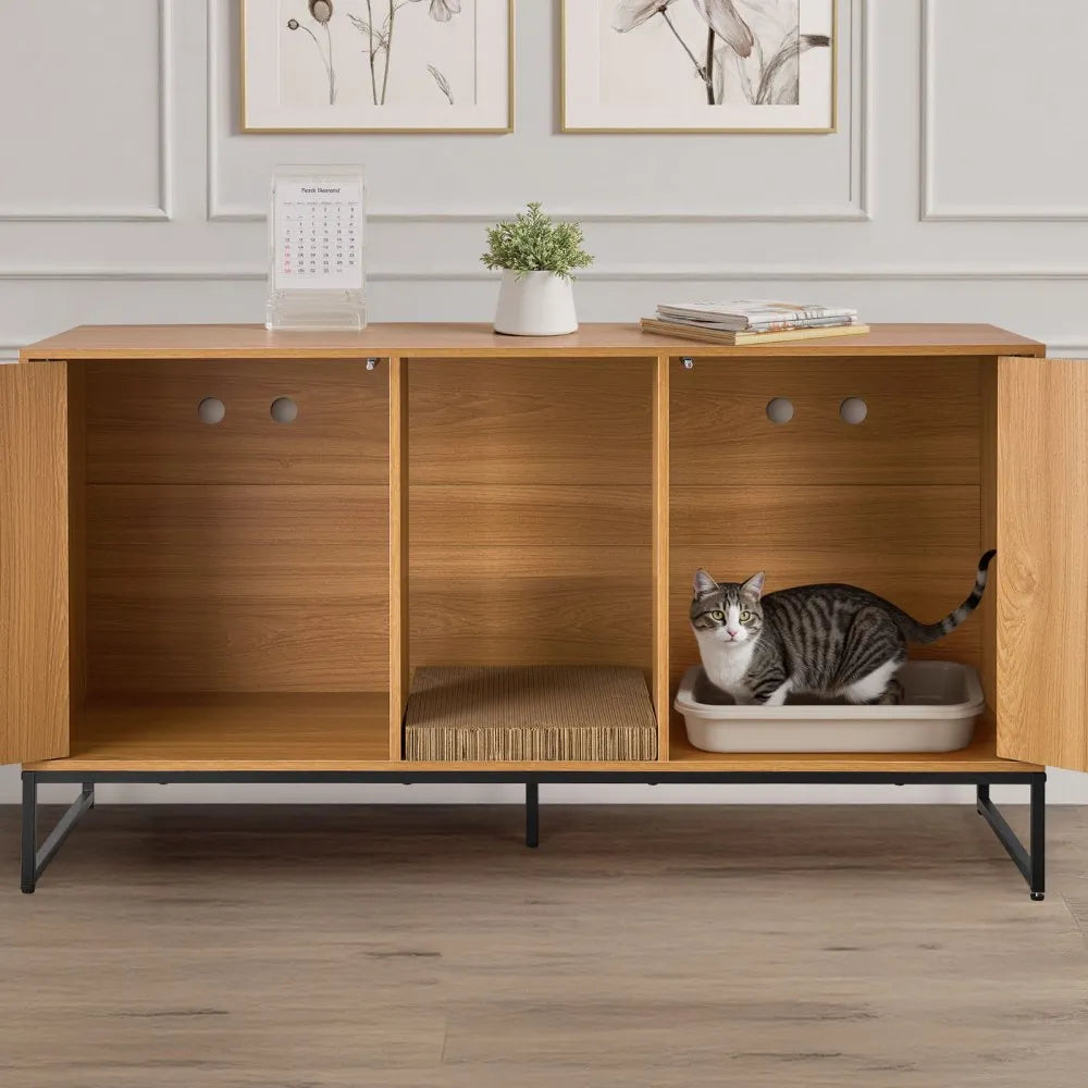 Katzenschrank Kratzpad Stauraum Schrank Katzenhaus
