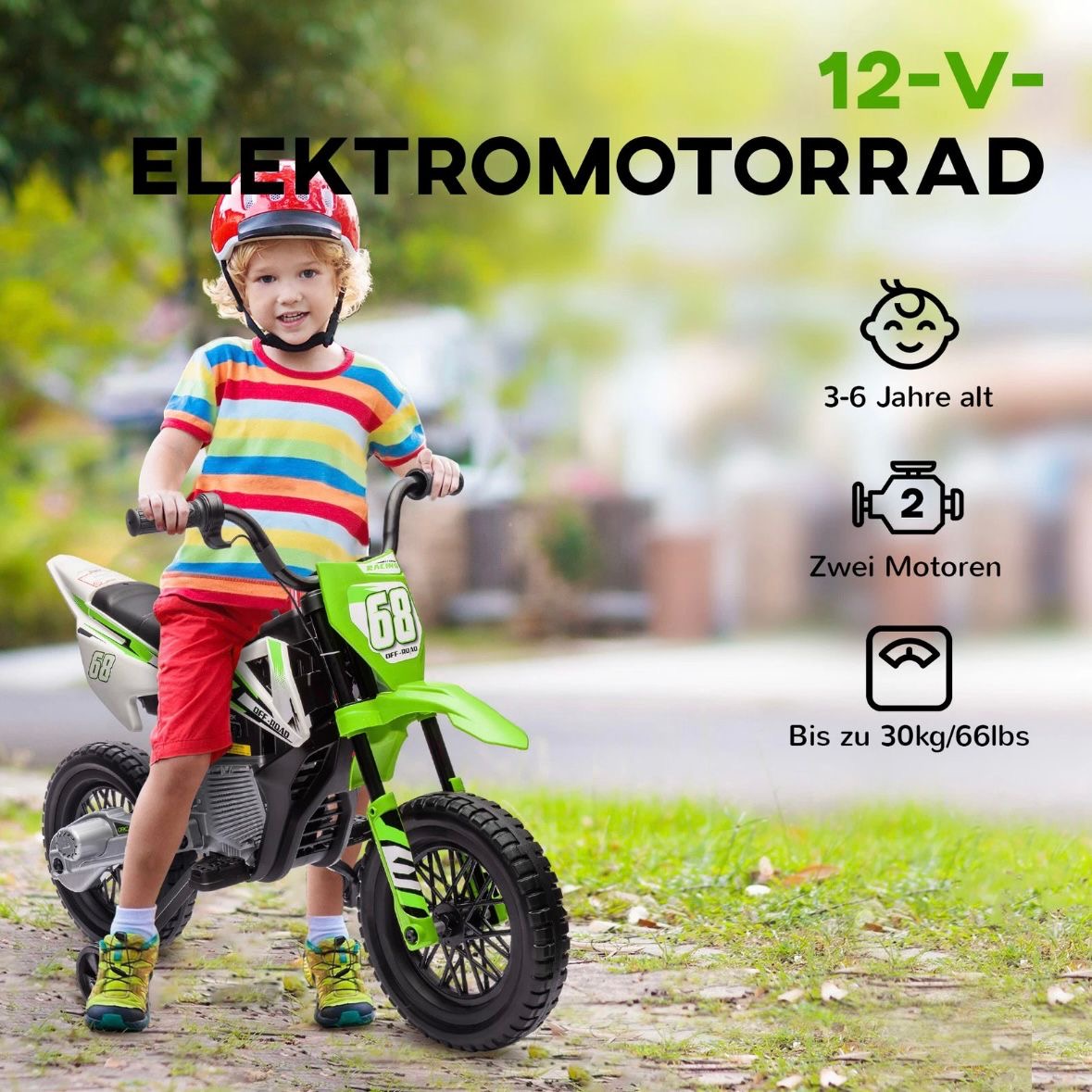 Kinder Elektro Motorrad 12V Kindermotorrad Spielzeug