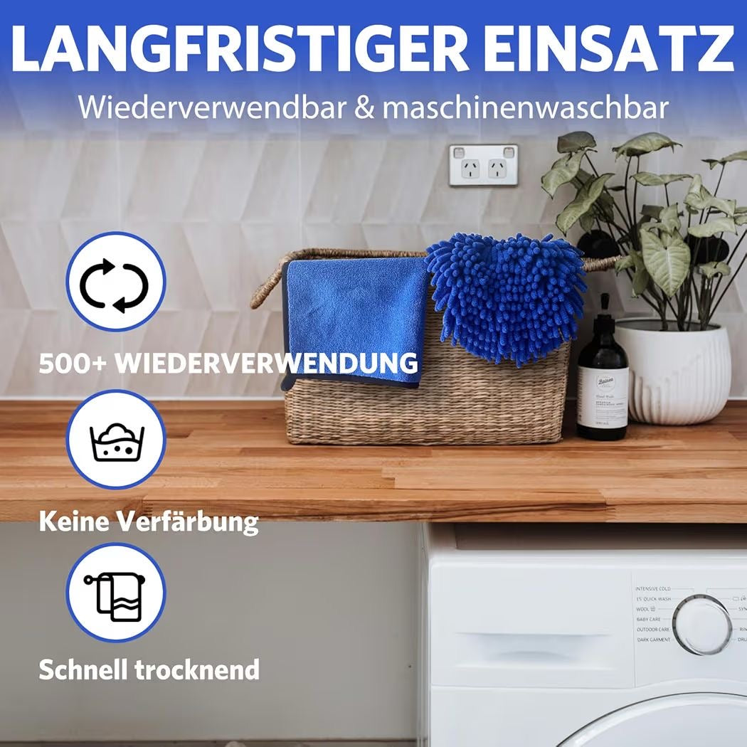 10tlg Autopflege Set Pflege Waschset Auto Reinigung Mikrofaser