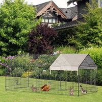 Freigehege Kleintiergehege Laufgitter Gehege 220x103x103cm