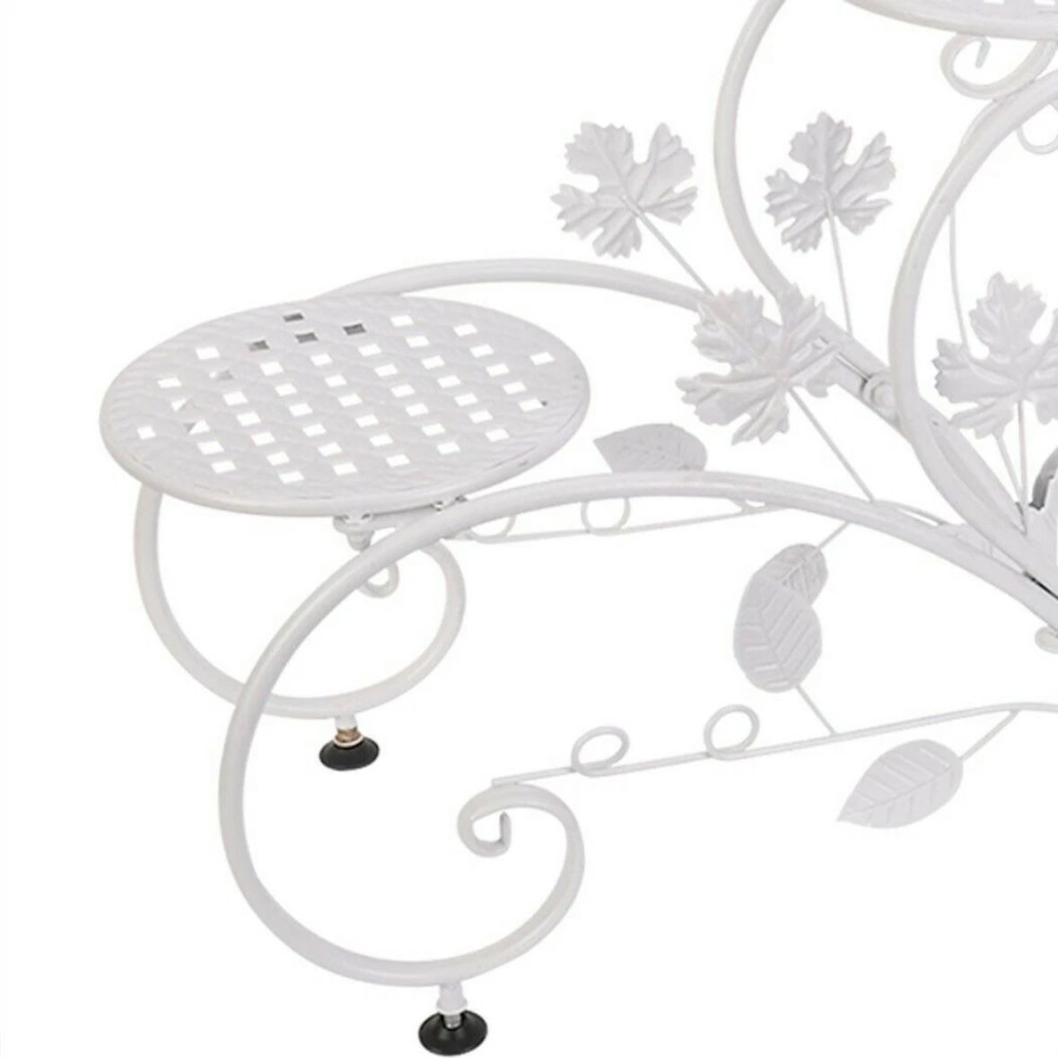 2x Blumenständer Set Blumenhocker Pflanzentreppe Herzform