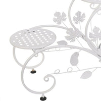 2x Blumenständer Set Blumenhocker Pflanzentreppe Herzform